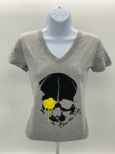 Skull - I am The Wife - Women's V-Neck Tshirt