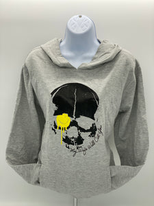 Skull - My Wife Will Cut You - Men's Hoodie